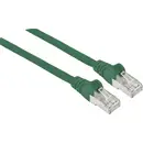 Intellinet 741026 RJ45 Câble réseau, câble patch CAT 6a S/FTP 7.50 m vert feuille de blindage, blindage par tresse, blin