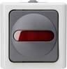 Interrupteur avec témoin lumineux Kopp 561656007 BlueElectric gris