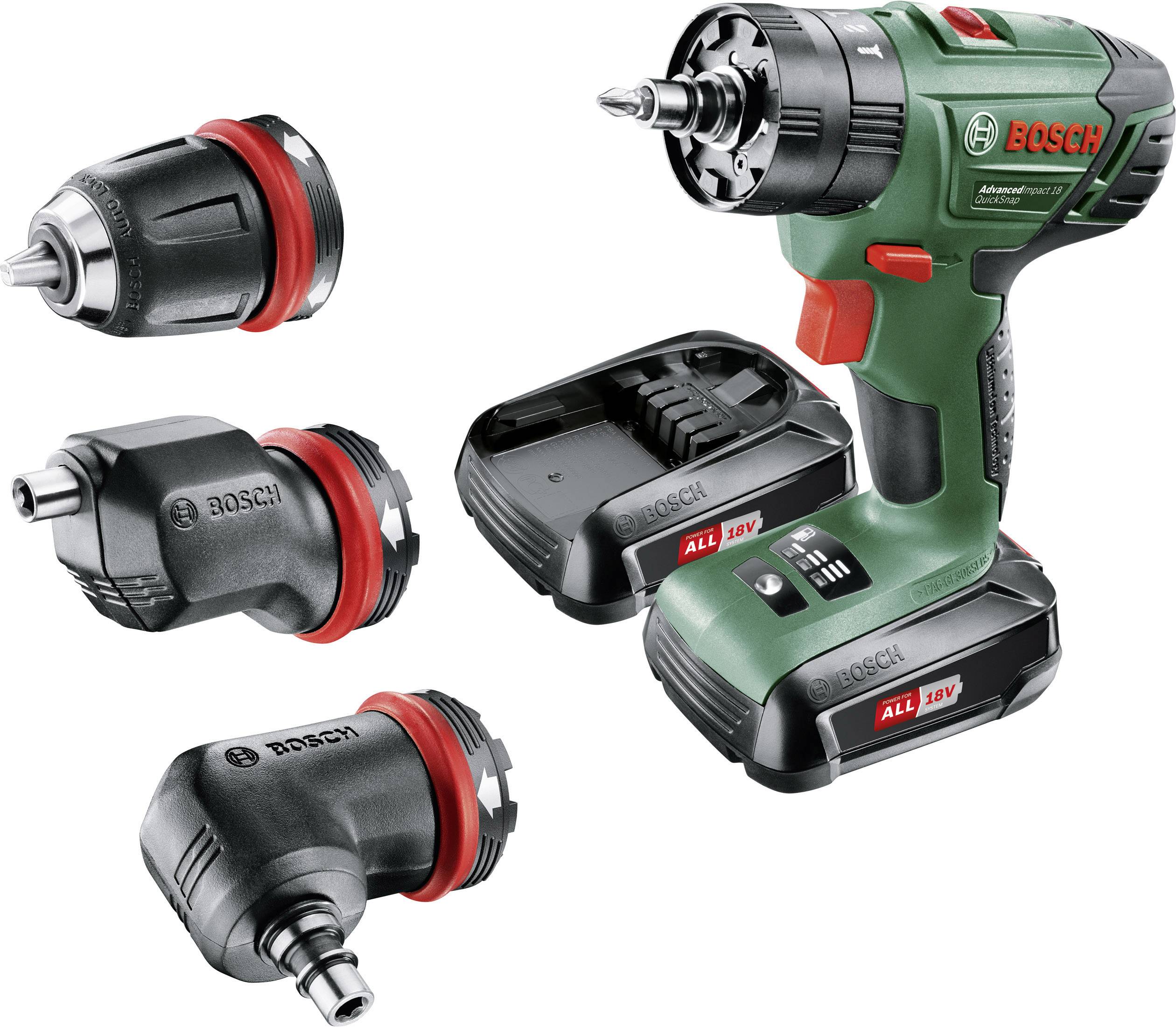 Ensemble de visseuse sans fil avec mandrin, adaptateur d'angle et adaptateur excentrique. Parfait pour divers travaux de bricolage.