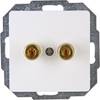 Kopp Insert Prise pour haut-parleur HK05 blanc arctique 921502009 1 pc(s)