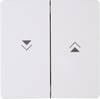 Kopp Cache Interrupteur pour stores, Bouton-poussoir pour stores HK05 blanc arctique 334488000 1 pc(s)