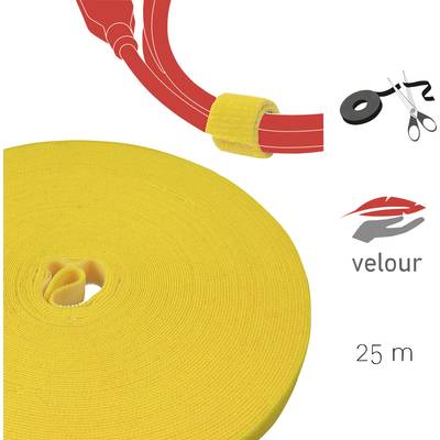 Label the Cable PRO 1240 19 pouces  Bande auto-agrippante      jaune