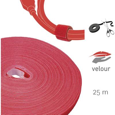 Label the Cable PRO 1260 19 pouces  Bande auto-agrippante      rouge