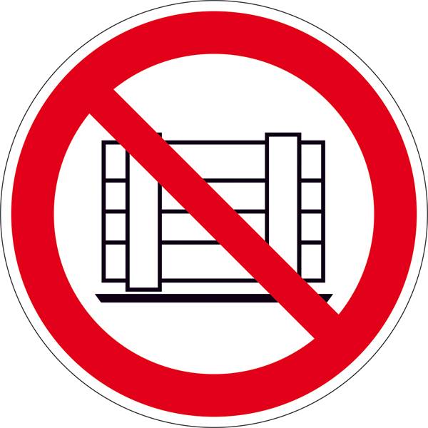 Panneau d'interdiction avec un cercle rouge et une barre oblique, représentant un symbole de grille ou de clôture. Signalisation indiquant qu'aucun accès ou franchissement n'est autorisé.