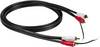 Câble de raccordement RCA 84040 [1x Cinch-RCA mâle - 1x Cinch-RCA mâle] 2.50 m noir