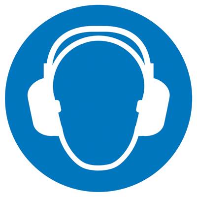 Un symbole bleu avec une tête stylisée portant des écouteurs symbolise l'audio ou le son.