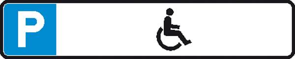 SafetyMarking 11.5549 Panneau signalant un parking Parking Aluminium (l x H) 520 mm x 110 mm    1 pc(s)
