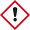Pictogramme de danger : Point d'exclamation noir dans un losange rouge. Avertit des dangers potentiels pour la santé ou la sécurité.
