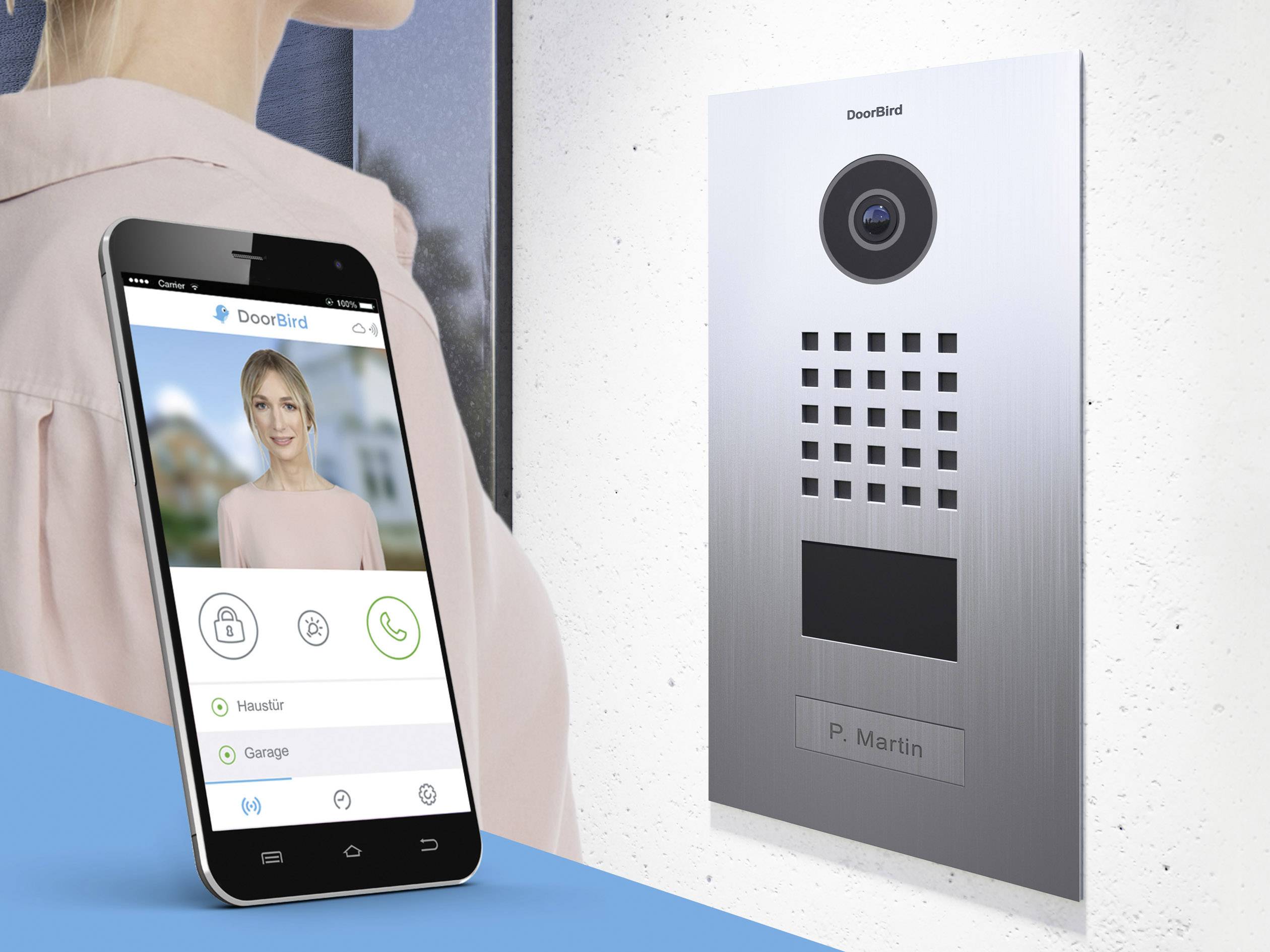 Interphone vidéo IP DoorBird D2101V Station extérieure 1 foyer