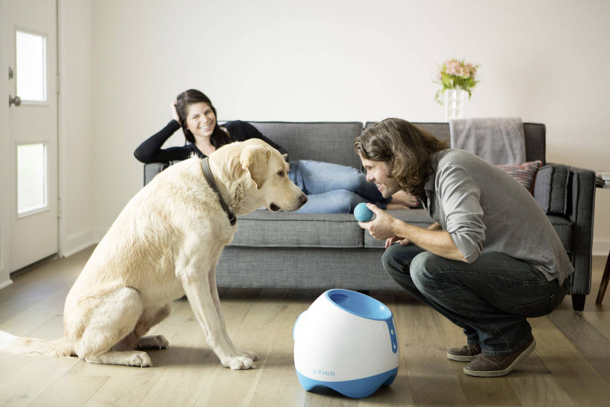 iFetch Too Lanceur de balles blanc, bleu 1 pc(s)-8