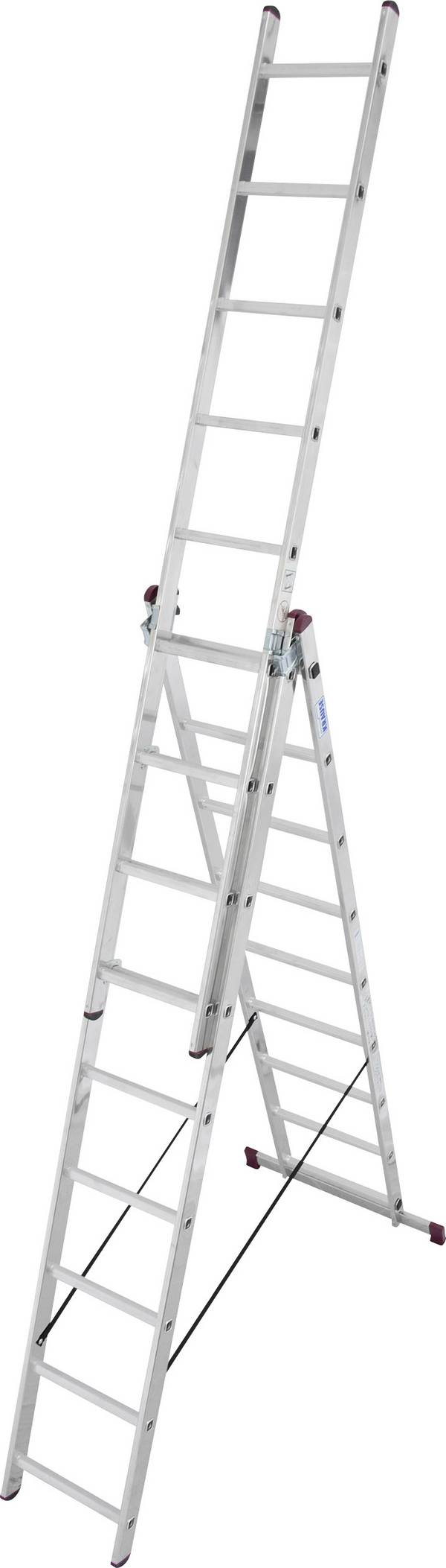 Echelle polyvalente aluminium Krause 030399 traverse incluse Hauteur de travail (max.): 6.20 m 13.5 kg 1 pc(s)