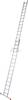 Krause Fabilo 129321 aluminium Echelle coulissante traverse incluse Hauteur de travail (max.): 8.45 m aluminium 19.2 kg