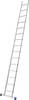 Krause 133120 aluminium Echelle simple traverse incluse Hauteur de travail (max.): 5.25 m aluminium DIN EN 131 8.3 kg