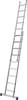 Krause 133274 aluminium Echelle coulissante traverse incluse Hauteur de travail (max.): 5.25 m aluminium DIN EN 131 9.8 kg