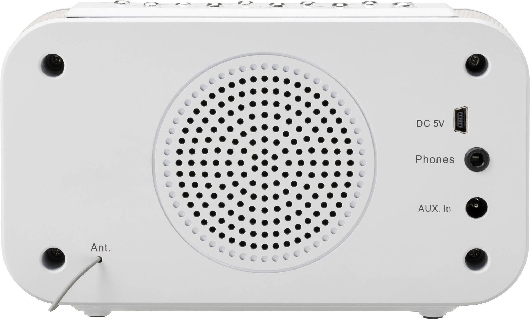 Roberts Ortus 1 Radio-réveil FM AUX   blanc-4