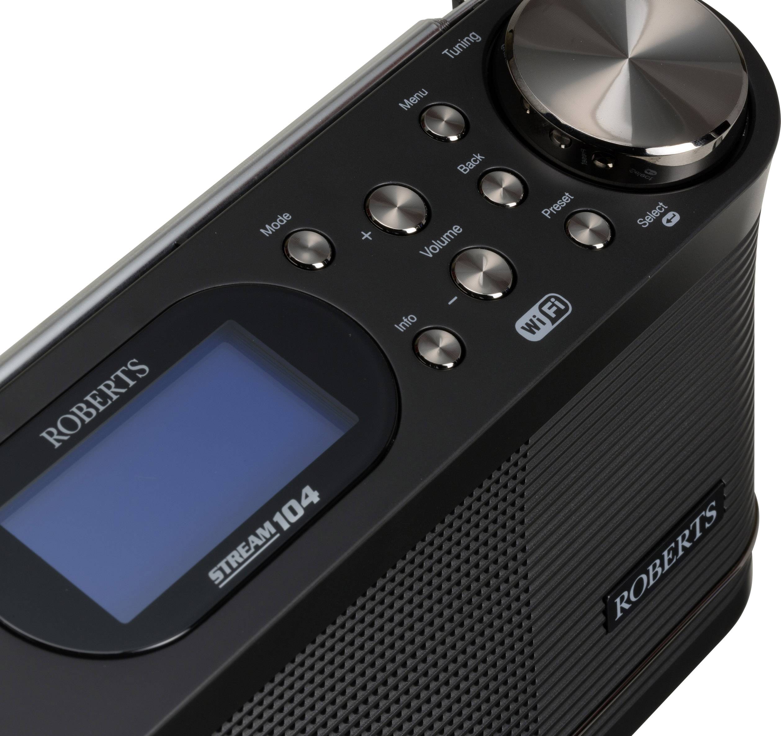 Roberts Stream104 Radio de table DAB+, FM WiFi, radio