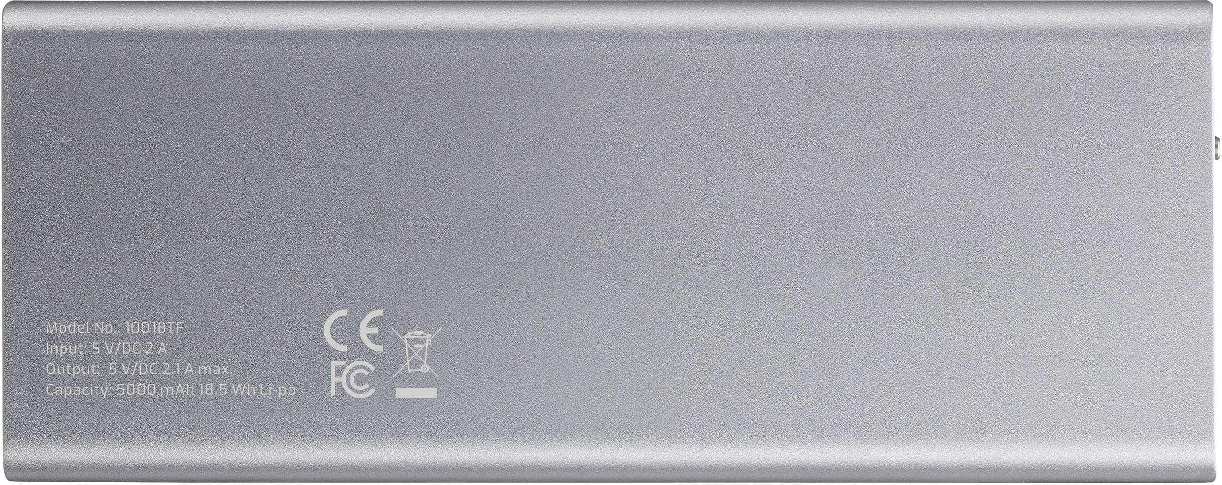Tapfer TSP-5000 S Powerbank (batterie supplémentaire) 5000 mAh LiPo aluminium (métallisé)-11
