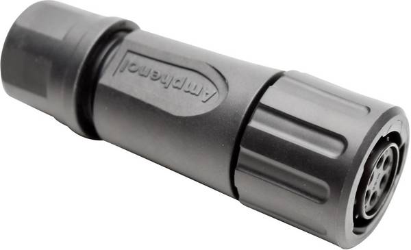 Amphenol  RTS 6BS 10N 6S03  Cosse cylindrique mâle  femelle, droit  Nombre total de pôles: 6  Série (connecteur rond): Ecomate Aquarius    1 pc(s)