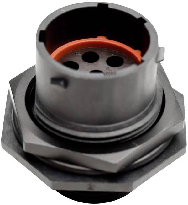 Amphenol  RTS 7 14N 8P03  Cosse cylindrique mâle  mâle, droit  Nombre total de pôles: 8  Série (connecteur rond): Ecomate Aquarius    1 pc(s)