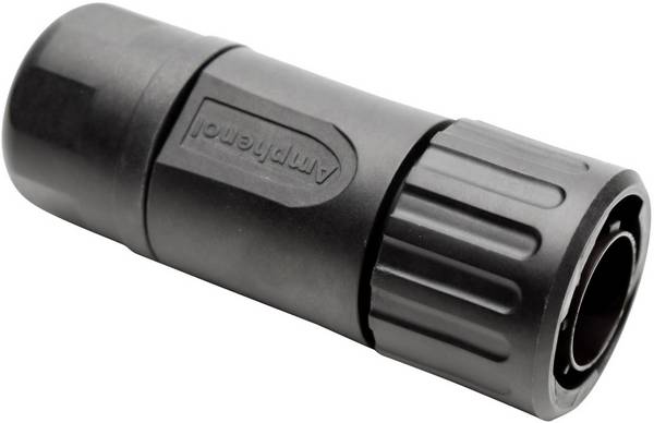 Amphenol  RTS 6BS 12N 10P03  Cosse cylindrique mâle  mâle, droit  Nombre total de pôles: 10  Série (connecteur rond): Ecomate Aquarius    1 pc(s)