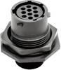 Amphenol RTS 7 12N 10S03 Cosse cylindrique mâle embase femelle Nombre total de pôles: 10 Série (connecteur rond): Ecomate Aquarius 1 pc(s)