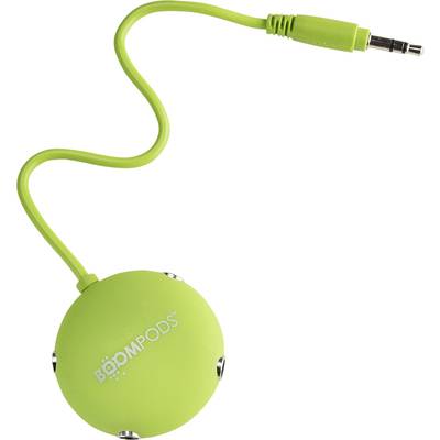 Boompods Audio Splitter Répartiteur audio AUX vert