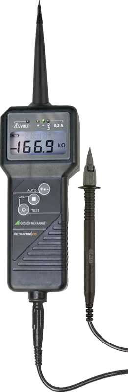 Appareil de mesure à basse impédance Gossen Metrawatt METRAOHM 413 CAT II 600 V, CAT III 300 V LCD