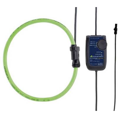 Accessoire AK-AC-022 avec câble vert en forme de boucle et appareil de mesure noir, représenté sur un fond blanc.