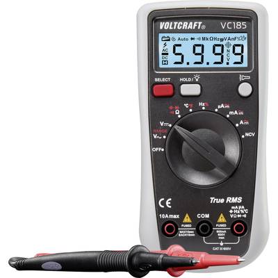 Multimètre  VOLTCRAFT VC185  numérique  CAT III 600 V Affichage (nombre de points): 6000