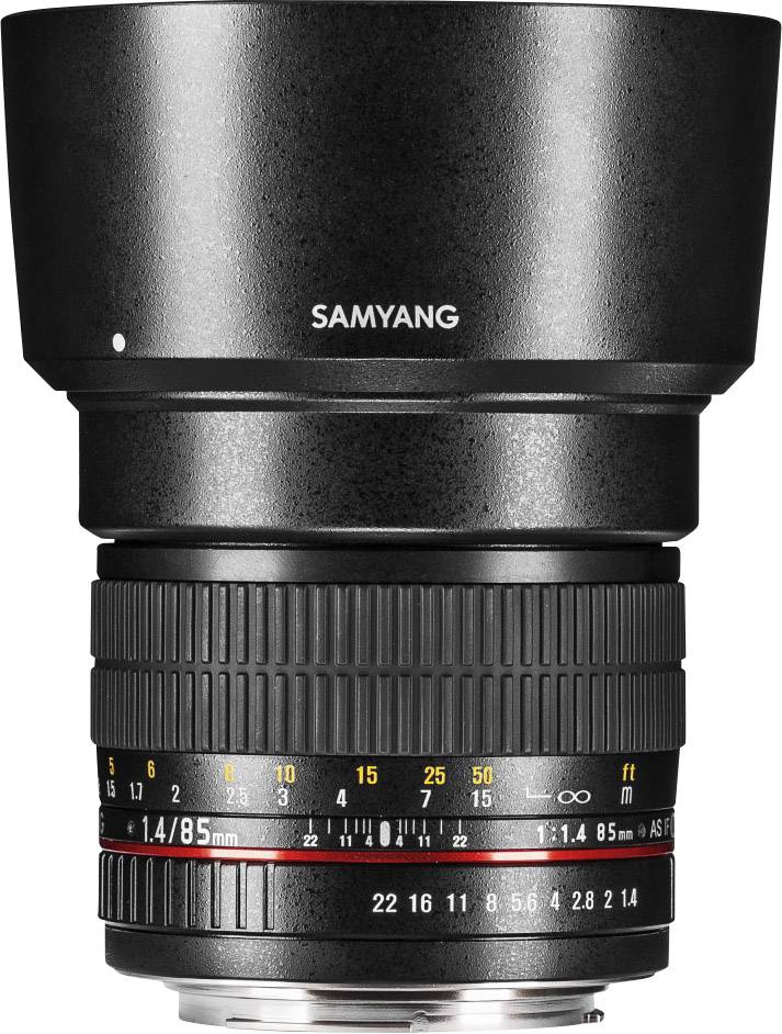 Samyang 1626509 Téléobjectif f/22 - 1.4 85 mm-4