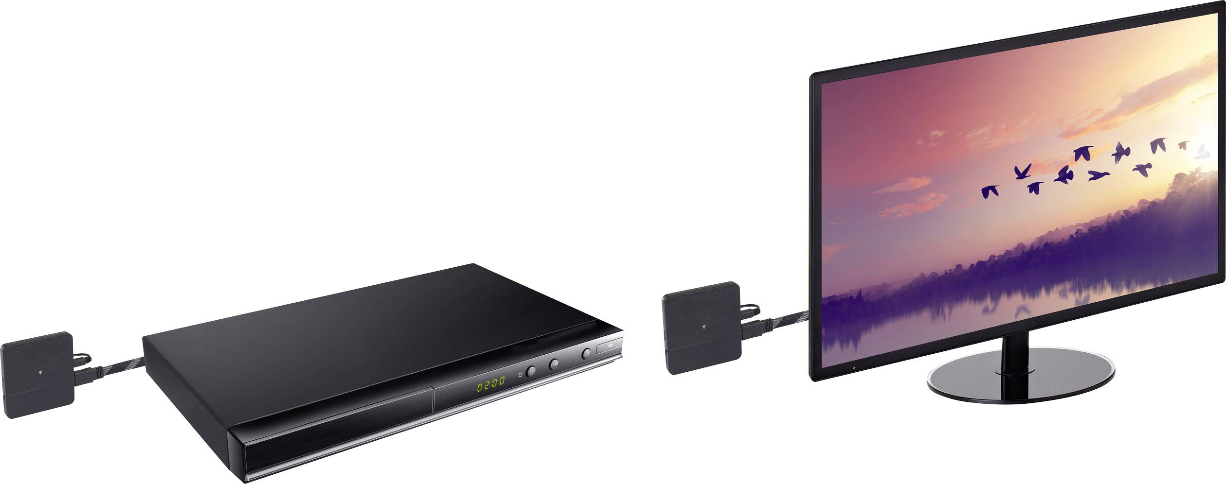 SpeaKa Professional SPHDFS02 Set de transmission sans fil HDMI 10 m