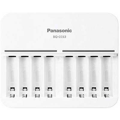Panasonic BQ-CC63 Chargeur de piles rondes NiMH LR03 (AAA), LR6 (AA)-0