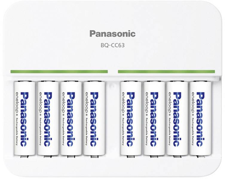 Panasonic BQ-CC63 Chargeur de piles rondes NiMH LR03 (AAA), LR6 (AA)-1