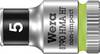 Wera 8790 HMA 05003719001 6 pans extérieurs Douille 5 mm 1/4" (6.3 mm)
