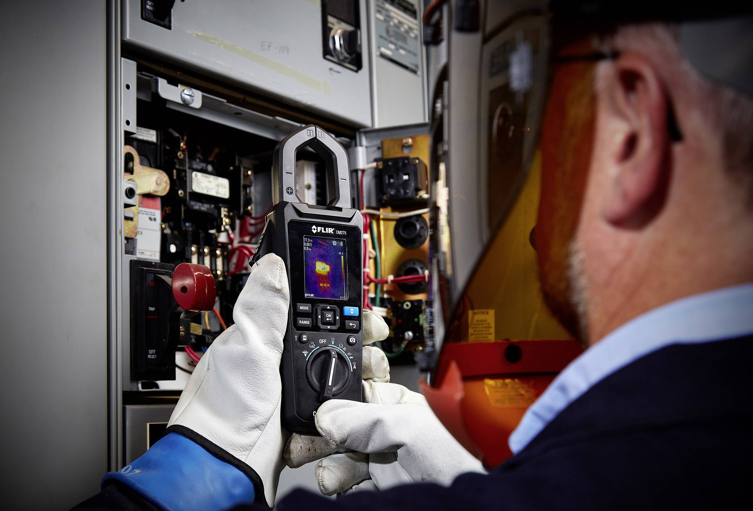 FLIR CM275 Pince ampèremétrique caméra thermique intégrée, enregistreur de données CAT IV 600 V, CAT III 1000 V-3
