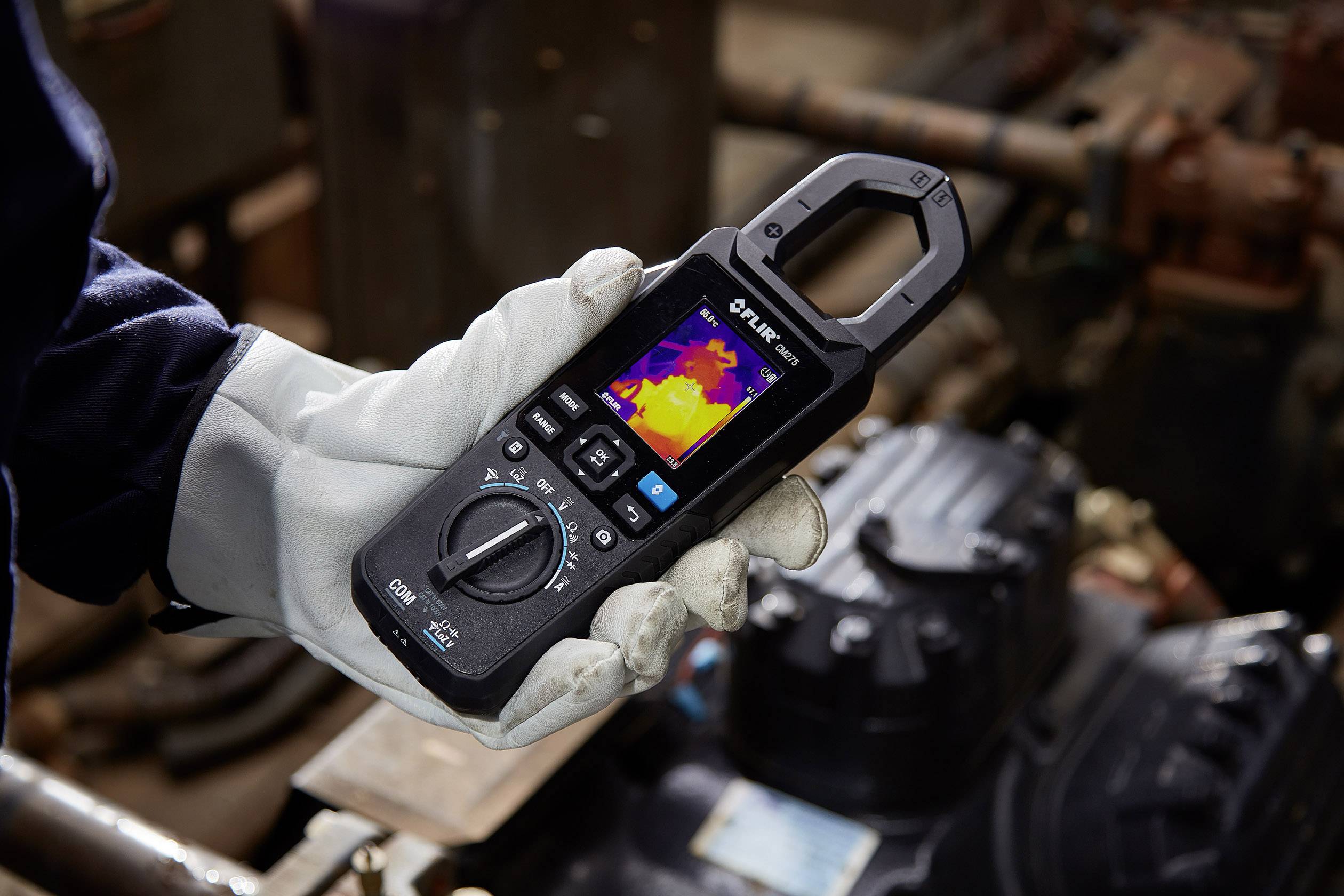 FLIR CM275 Pince ampèremétrique caméra thermique intégrée, enregistreur de données CAT IV 600 V, CAT III 1000 V-4