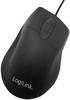 LogiLink ID0163 Souris USB optique noir 5 Boutons 800 dpi protégé contre les infiltrations d'eau, protégé contre la poussière
