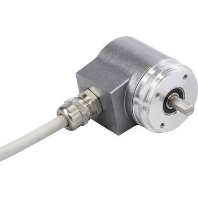 Codeur de position en métal et plastique avec câble connecté pour la détermination de position dans les systèmes de commande de machines.