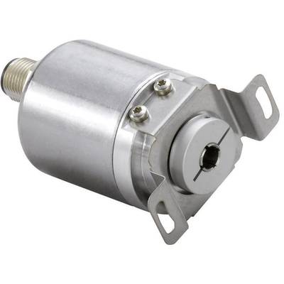 Petit moteur électrique cylindrique avec deux pattes de fixation et connexion par broche métallique, probablement destiné à une utilisation industrielle.