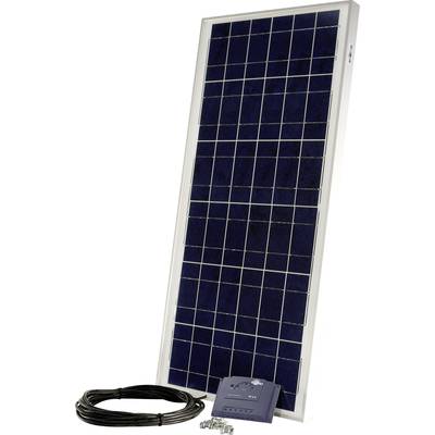 Sunset PX 60, SR6.6 10557 Kit solaire 60 Wp avec câble de raccordement, avec régulateur de charge