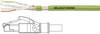Câble de liaison réseau informatique, Ethernet industriel [1x RJ45 mâle - 1x RJ45 mâle] HELU HELUKAT600 S/FTP KAT.6A RJ45 806619 CAT 6a S/FTP vert 1.00 m