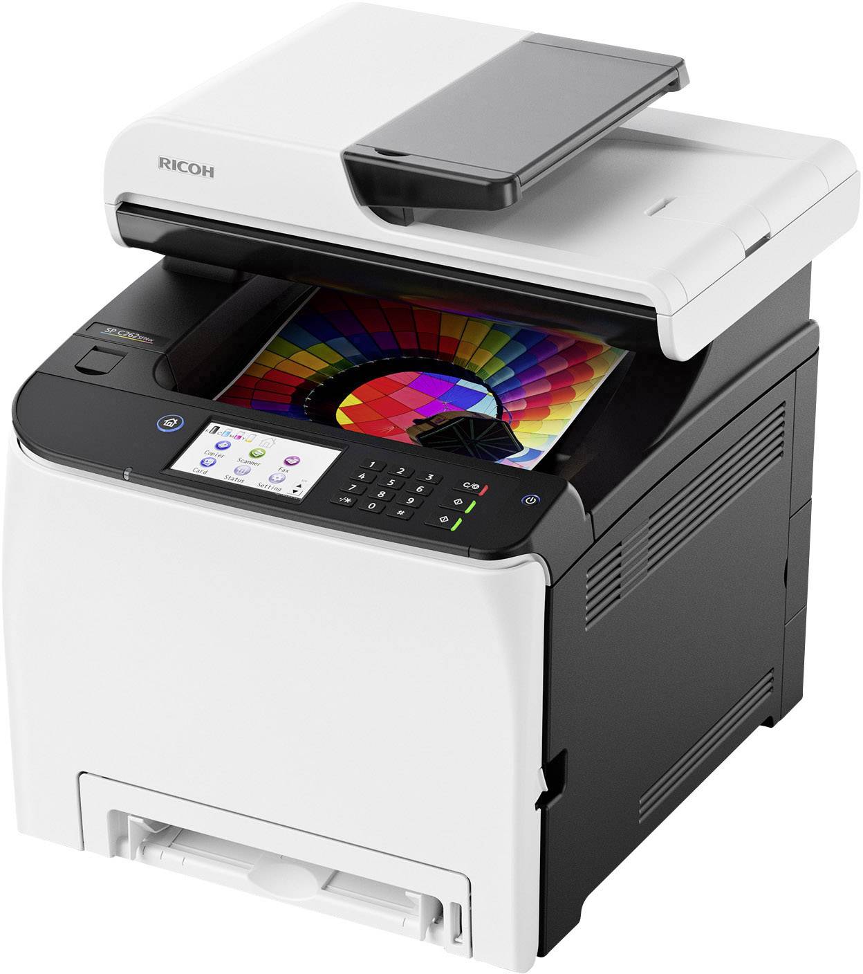 Ricoh Sp C261sfnw Imprimante Multifonction Couleur Laser A4 Imprimante Scanner Photocopieur 8576