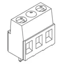 Bornier à vis TE Connectivity 282843-2 1.50 mm² Nombre de pôles 2 vert 1 pc(s)