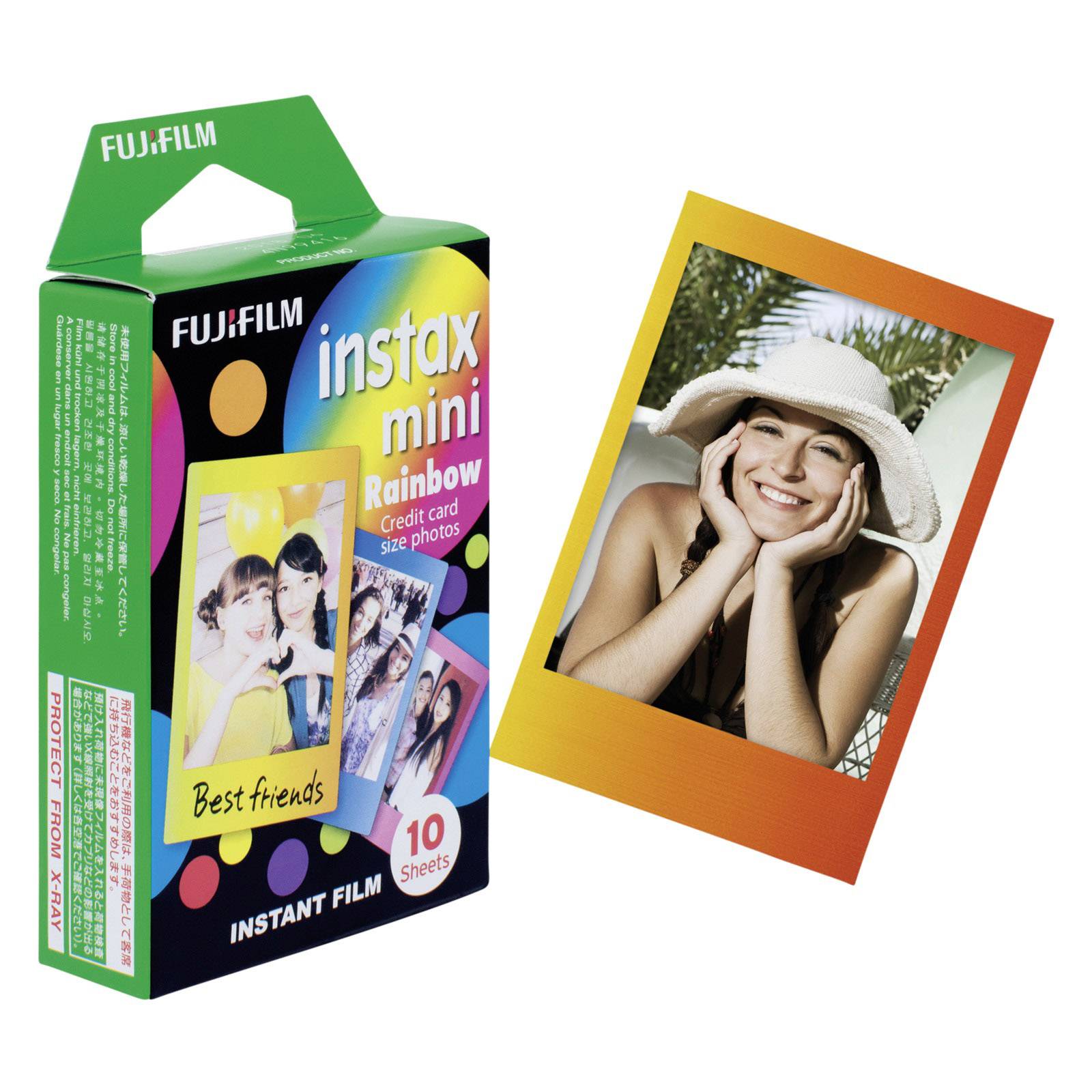Fujifilm Instax Mini Film Rainbow Film instantané-2