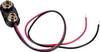 TRU COMPONENTS 18-0093 Connecteur clip pression 1x 6LR61 (9 V) raccordement par empreinte pile 9V (L x l x H) 24.5 x 11.8 x 7.3 mm