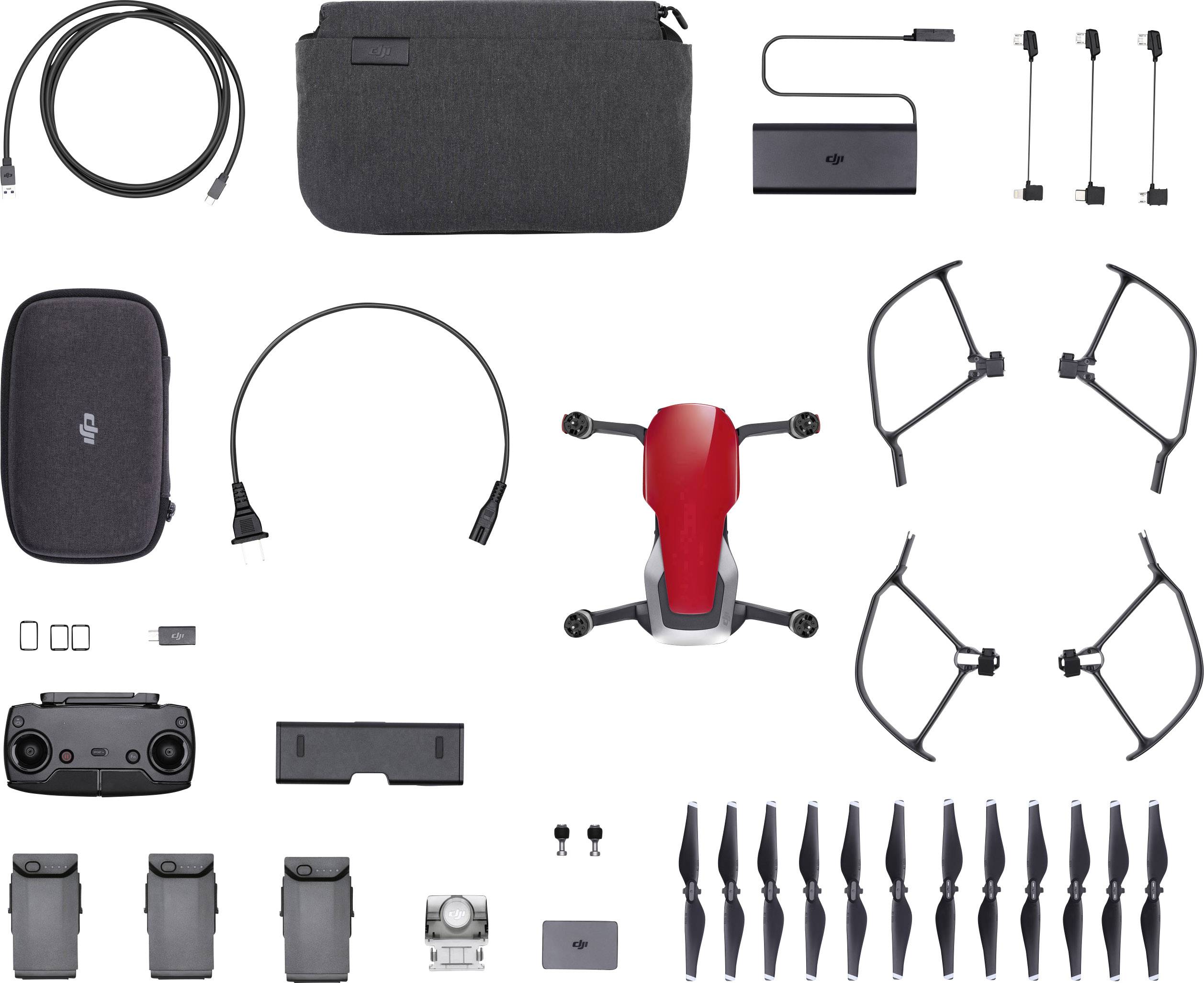 dji mavic air fly more combo red