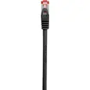 Renkforce RF-5469256 RJ45 Câble réseau, câble patch CAT 6 S/FTP 2.00 m noir avec cliquet d'encastrement, contacts dorés,
