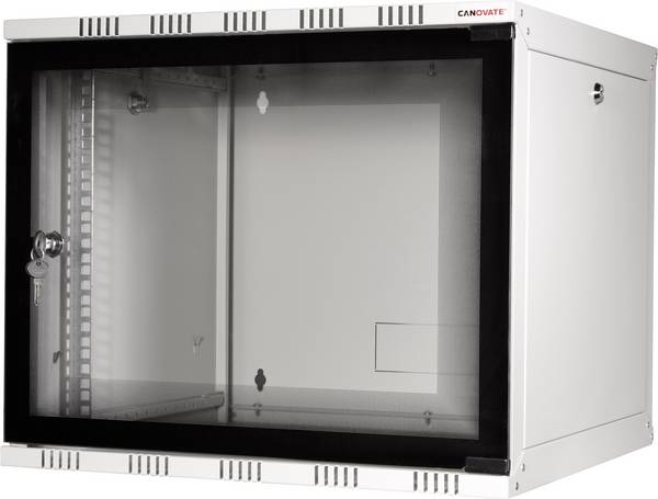 LogiLink 19" WALLMOUNT SOHO BOX  9U 540*400, GREY, FLATPACK Boîtier mural 19" (l x H x P) 540 x 456 x 400 mm 9 UH gris clair (RAL 7035)