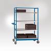 Manuflex LV0311.5007 antistatique (ESD) Poignée acier revêtement par poudre bleu brillant