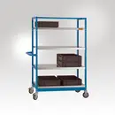 Manuflex LV0310.5007 antistatique (ESD) Poignée acier revêtement par poudre bleu brillant